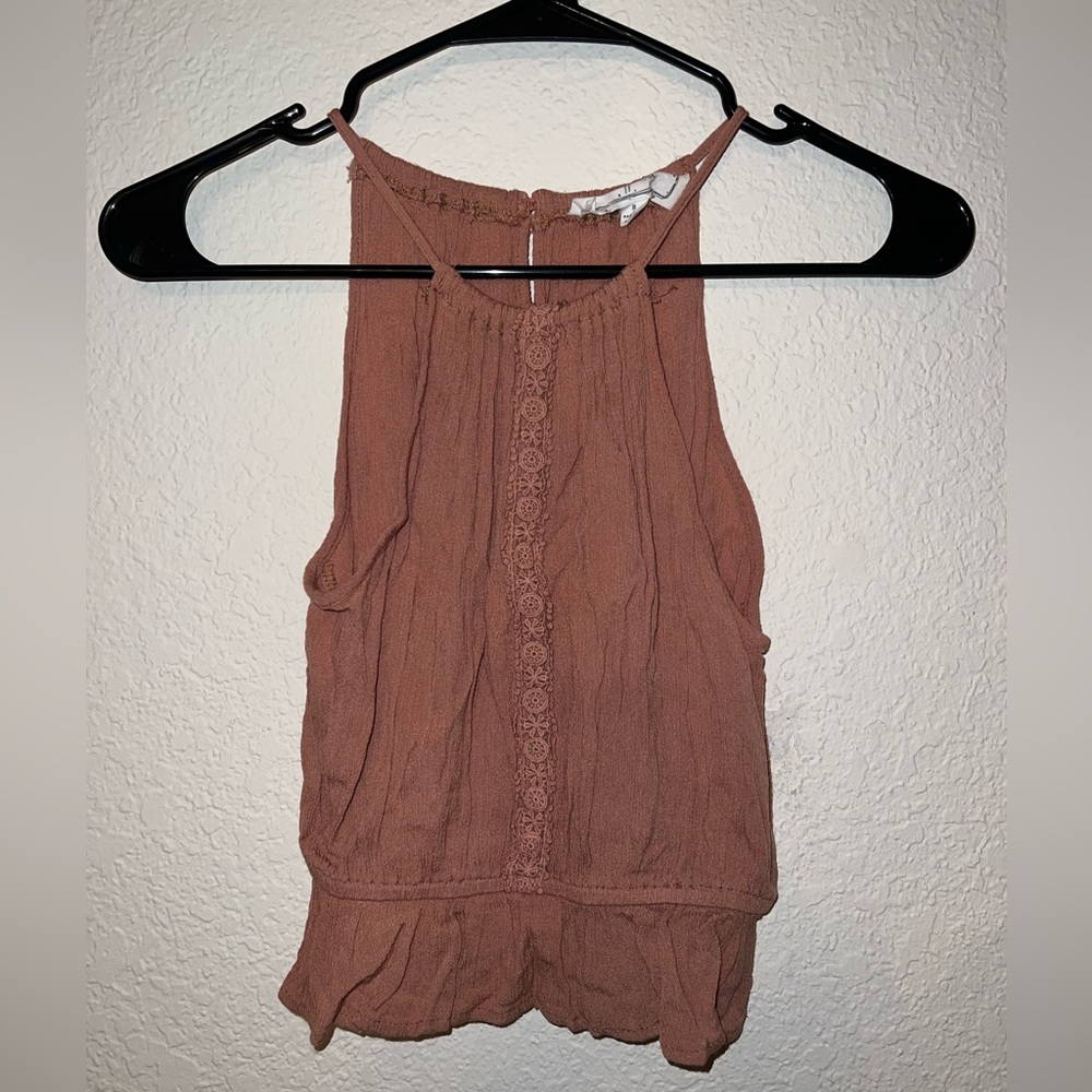 Hippie Rose Dusty Pink Blouse, junior’s size Small